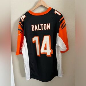 Officially Licensed NFL Jersey Andy Dalton #14 Cincinnati Bengals 50 Year sz: XL